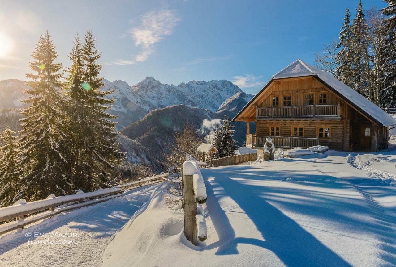 Holiday Chalet "Alpine Dreams" With Private Wellness Solčava Dış mekan fotoğraf